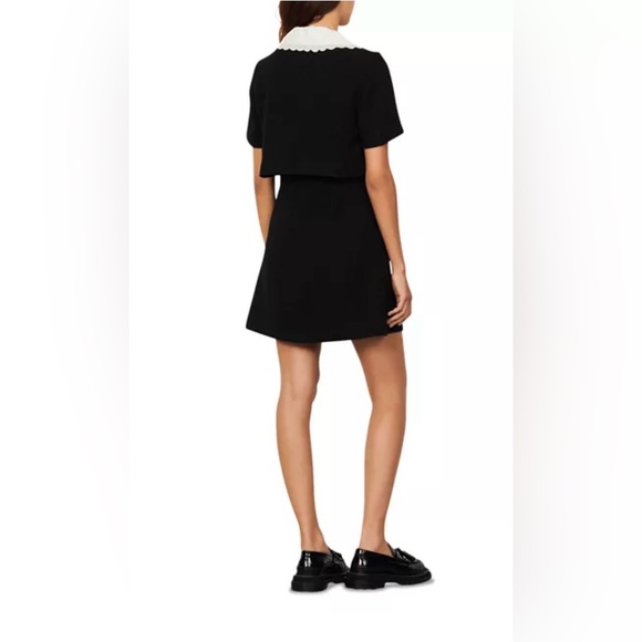 Sandro Peter Pan Collar Dress - Picture 2 of 7